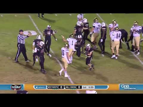 2017 Playoff Round 1: Mill Creek vs. West Forsyth