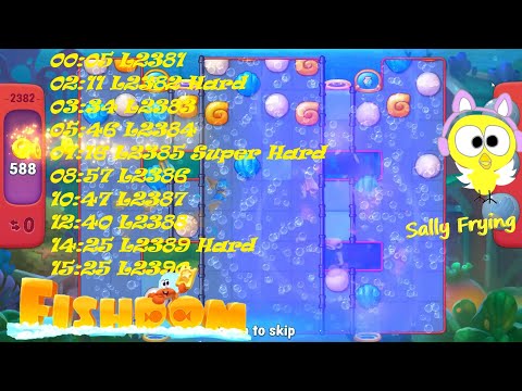 Fishdom level 2381 to 2390 S