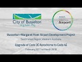 Busselton Margaret River Airport Development Project Runway Time