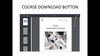 MOODLE COURSES - HOW TO ACCESS AND DOWNLOAD