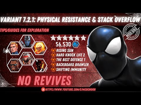 MCOC: Variant 7.2.1 - Physical Resistance & Overclocked - Arachnid Action Tips/Guides Chapter 2.1