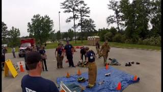 preview picture of video 'Grant Fire Explorers Bunker Gear & Relay .mpg'