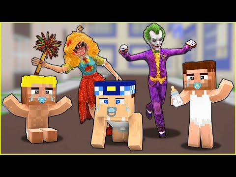 KÖTÜ BAKICI VE JOKER BİZİ BEBEK YAPTI! 😱 - Minecraft