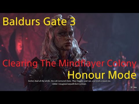 Baldurs Gate 3 Honour Mode Clearing The Mindflayer Colony