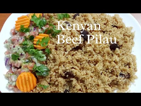 Kenyan Beef Pilau Recipe/ Pilau Ya Nyama/PJ's Kitchen
