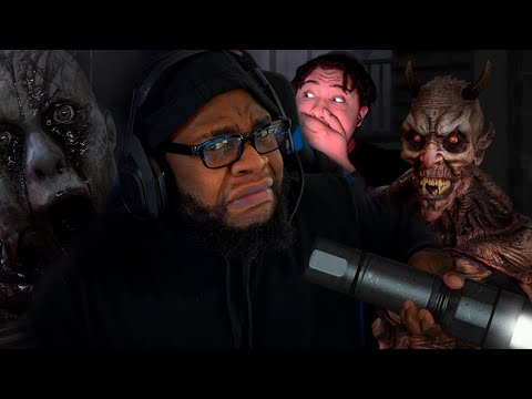 THESE HORROR GAMES WILL PUT ME IN THE ER! |OBSIDEO THE HORROR GAME|  Ft. Quizzy| RiO