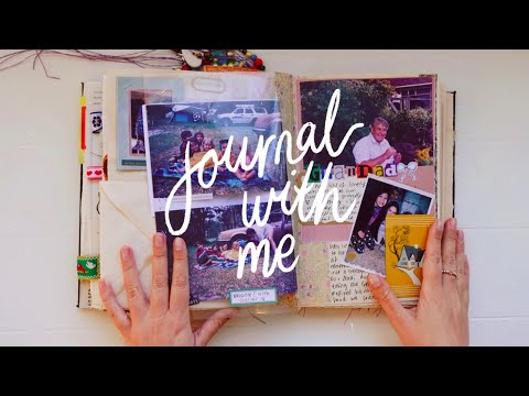 junk journal with me  process video ideas tips