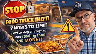 STOP FOOD TRUCK THEFT! 7 WAYS TO LIMIT How to stop employees from stealing food AND MONEY!