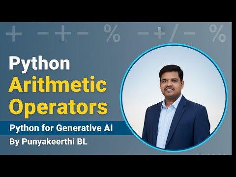 Python Arithmetic Operators Python For Generative Ai