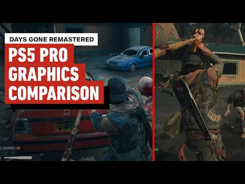 Days Gone Remastered - PS5 Pro Graphics Comparison