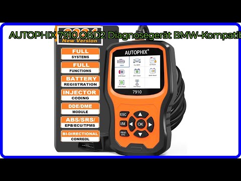 BEWERTUNG (2025): AUTOPHIX 7910 OBD2 Diagnosegerät BMW-Kompatibel. WESENTLICHE Einzelheiten