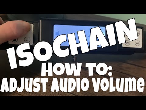 Isochain Tutorial: How to Adjust the Audio VOLUME on Your Dragon Door Isochain
