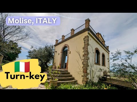 UNIQUE Home for Sale in Italy with Terrace, Views and Amazing Architectural Features Close to Sea
