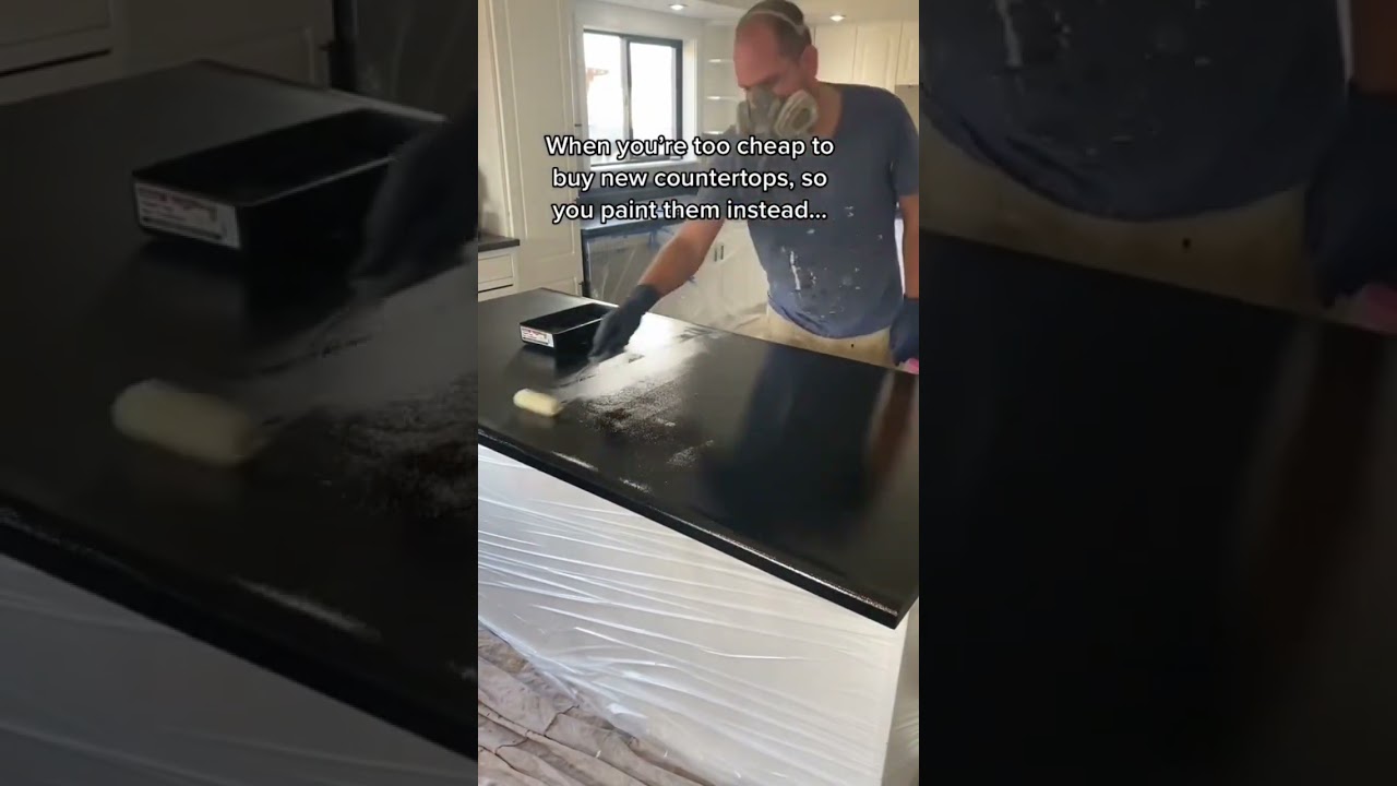 Would you paint your counter tops? See how ours turned out a year after!