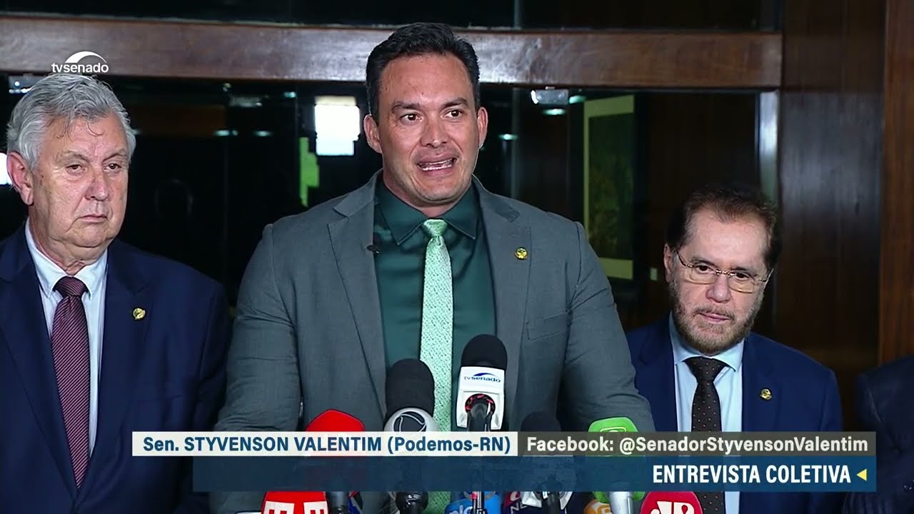 Senadores Girão, Heinze, Styvenson e Lasier concedem entrevista coletiva - 23/11/22