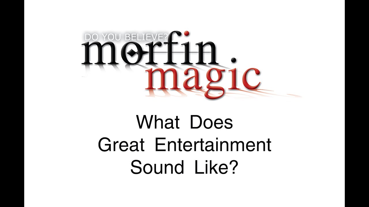 Promotional video thumbnail 1 for Morfin Magic