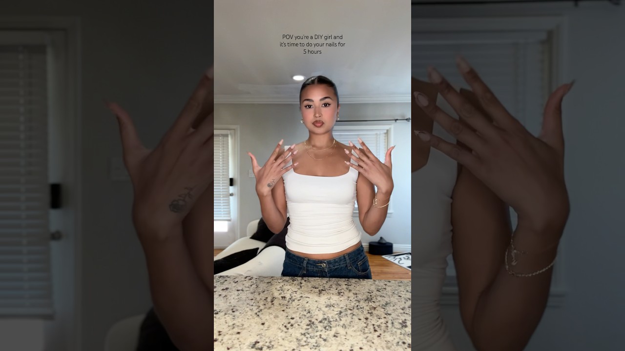 with my non dominant hand too 💅🏽😮‍💨  #nailtech #nails #gelx #frenchtips #diynails #diy