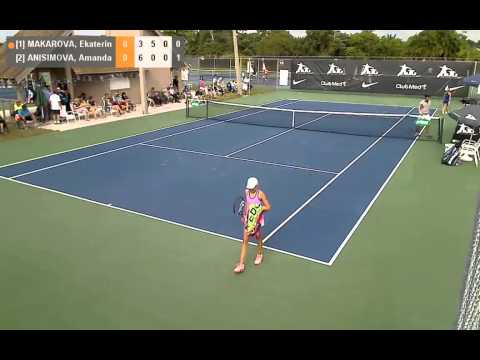 NJT Int Masters 2013 - FINAL - G-U12 winner Amanda Anisimova (USA)