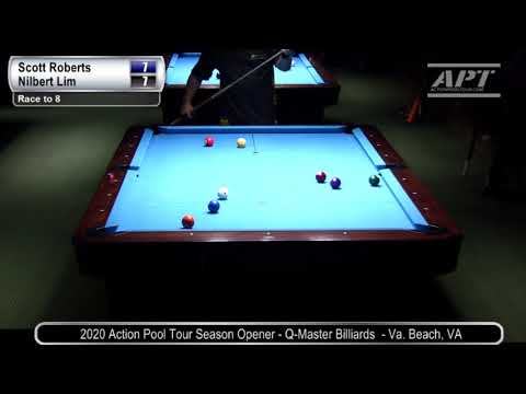 2020 APT Season Opener:  Scott Roberts vs Nilbert Lim (Racks 13 - 15)