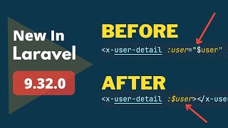Short Blade Components Attribute Syntax - 5 New Things Added - New In Laravel 9.32.0