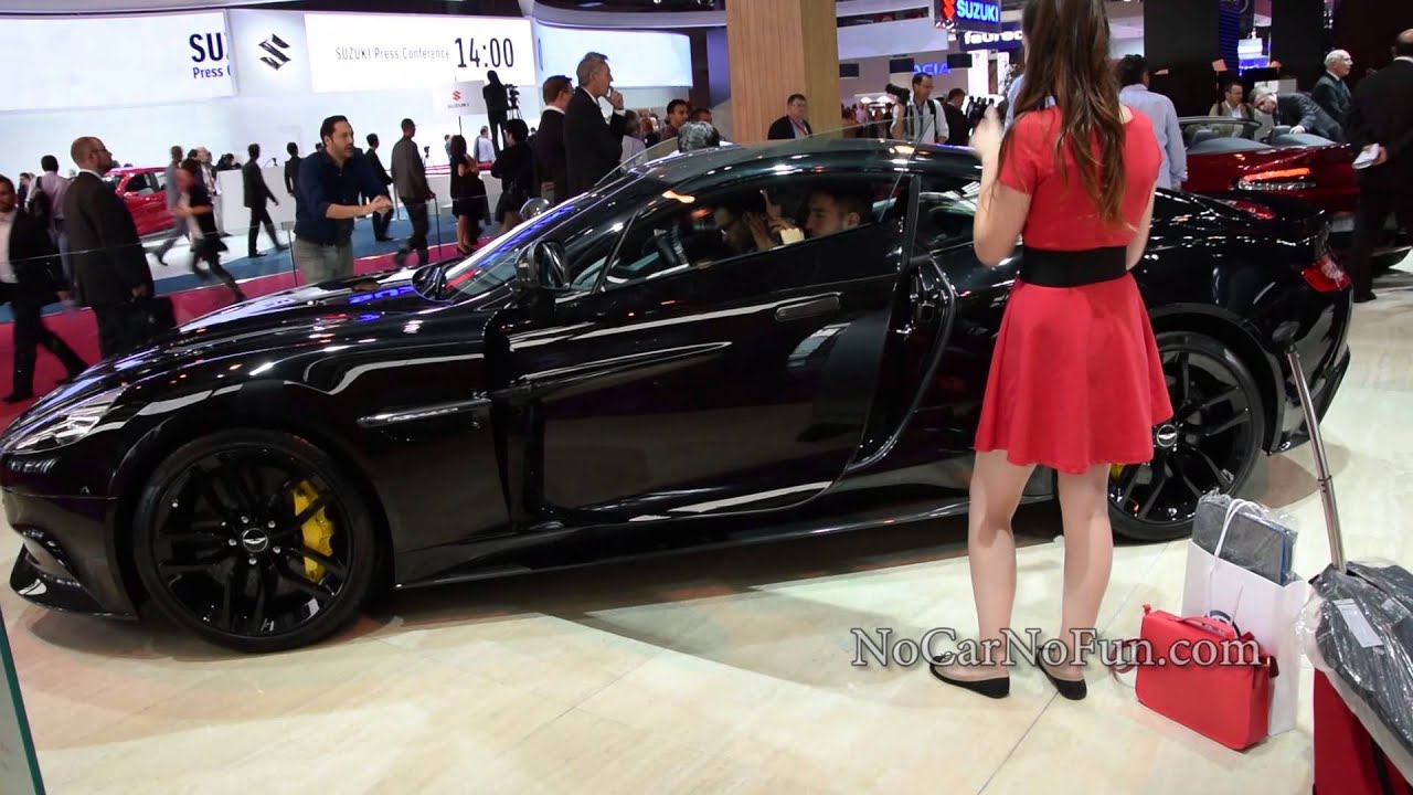 GORGEOUS 2015 ASTON MARTIN VANQUISH Carbon Edition - Paris Motor Show 2014