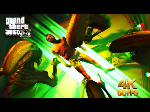 GTA V Enhanced | Michael’s Drug Trip Gone Wild! | 4K 60fps | Did Somebody Say Yoga Mission (Part 2)