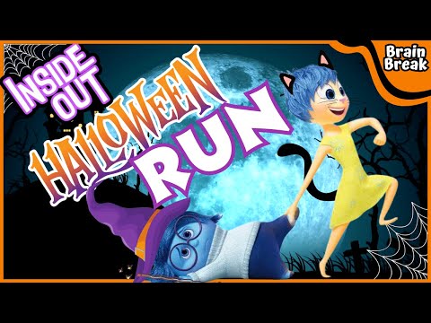 Inside out Halloween Chase | Brain Break | Brain Breaks for kids| Kids exercise | Halloween Run