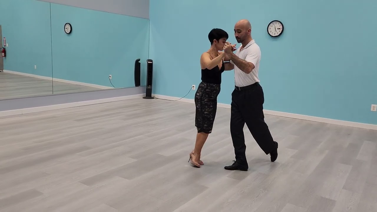 Argentine tango workshop - Sacadas: Adriana Salgado & Orlando Reyes -La Yumba