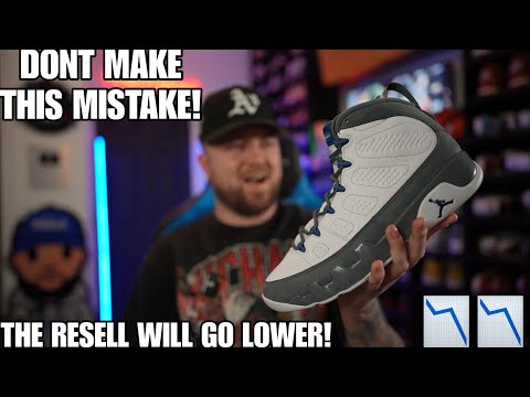 DO NOT MAKE THIS MISTAKE WITH THE JORDAN 9 “FLINT” THE RESELL ON THESE WILL CONTINUE TO FALL!