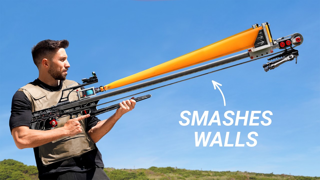 I Built a Slingshot that Cracks Walls