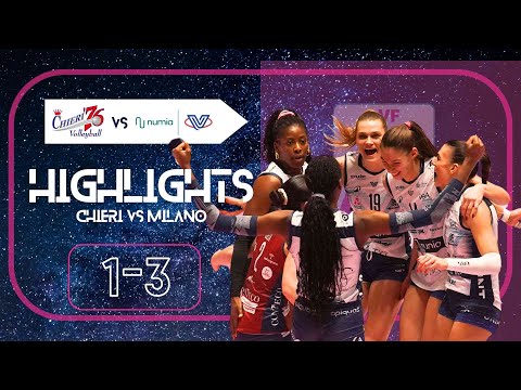HIGHLIGHTS | Reale Mutua Fenera Chieri -  Numia Vero Volley Milano (Serie A1 Tigotà)