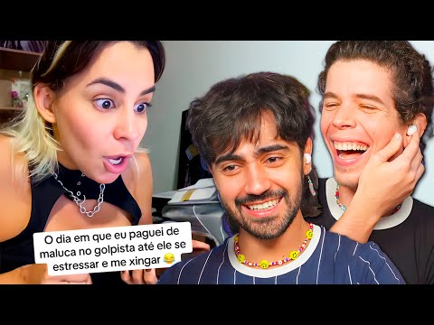 ela deu golpe no golpista kkkk