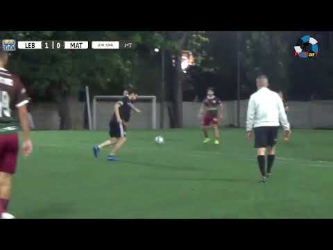 4 LOS EBRIOS FC vs MATTIOLI CF 3 (8ª fecha 1ª Div.) - 14/04/2018
