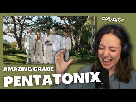 PENTATONIX Amazing Grace (My Chains Are Gone) | Vocal Coach Reacts (&Analysis) | Jennifer Glatzhofer