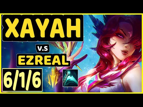 YUUKI60 (XAYAH) vs EZREAL - 6/1/6 KDA BOTTOM ADC GAMEPLAY - EUW Ranked GRANDMASTER