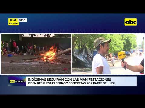 Indígenas seguirán con las manifestaciones