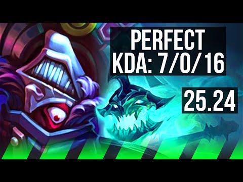 SHACO vs HECARIM (JGL) | 7/0/16 | EUW Grandmaster | 25.24