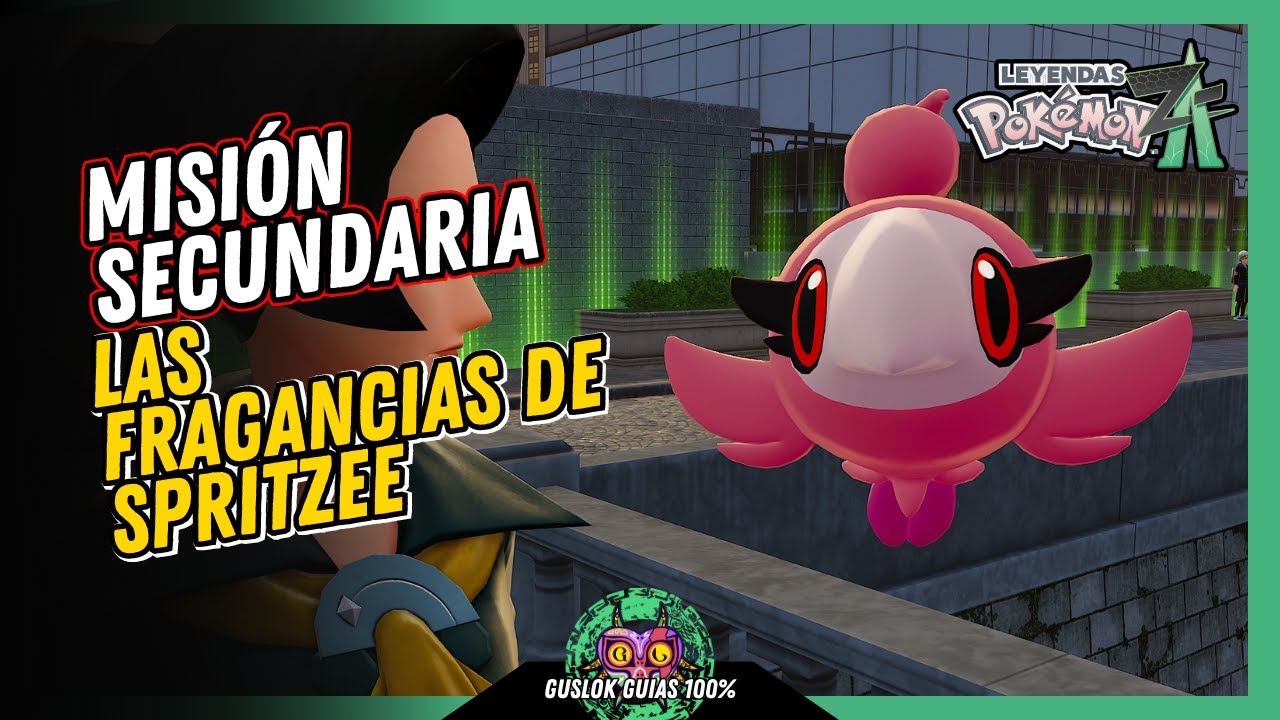 MISIÓN SECUNDARIA 112: LAS FRAGANCIAS DE SPRITZEE | GUÍA 100% | 💯Leyendas Pokemon: Z-A🏆 MISIÓN SECUNDARIA 112: LAS FRAGANCIAS DE SPRITZEE | GUÍA 100% | 💯Leyendas Pokemon: Z-A🏆