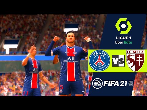 PSG vs FC Metz | Ligue 1 J1 | FIFA 21