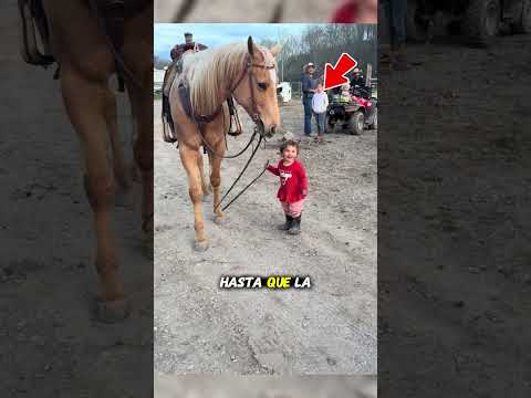 La Niña Intentó Salvar a su Caballo… ¡Mira lo que Pasó! 😱🐴