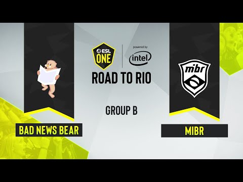 CS:GO - MIBR vs. Bad News Bear [Dust2] Map 2 - ESL One Road to Rio - Group B - NA