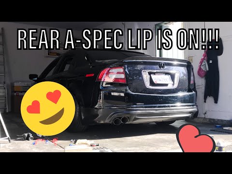 The TL FINALLY GETS AN A-Spec Rear Lipl!!!!!