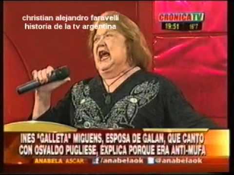 HISTORIA DE LA TV ARGENTINA: INÉS "GALLETA" MIGUENS CANTA "HAMBRE" / CRÓNICA TV