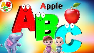 Phonics song for toddlers | abc song | a for apple | nursery rhymes | kid's song