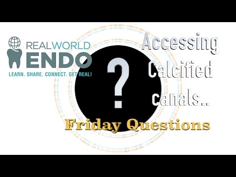 Friday Questions: Accessing Calcified canals under crown