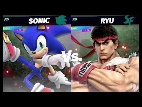 Super Smash Bros Ultimate Amiibo Fights   Request #10099 Sonic vs Ryu