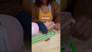 Long Loom Blanket #knitting #loom #afghan #Blanket #shorts30