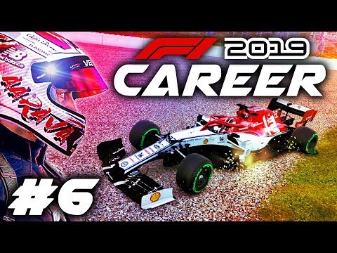 F1 2019 CAREER MODE Part 6: DISASTER STRIKES MID-RACE!