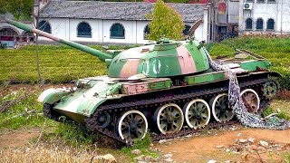 Found Soviet T62 Tank & Anti-Aircraft Guns Dumped in Mountains