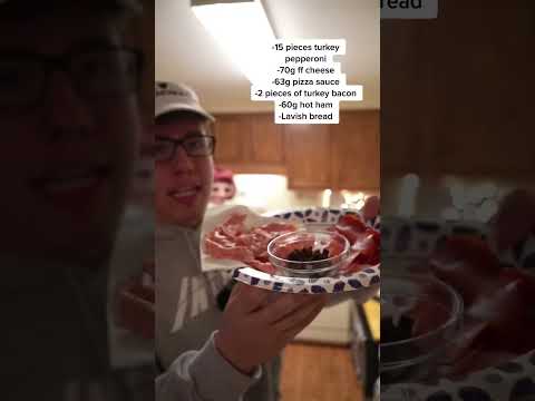 Low calorie MEAT LOVERS PIZZA #shorts